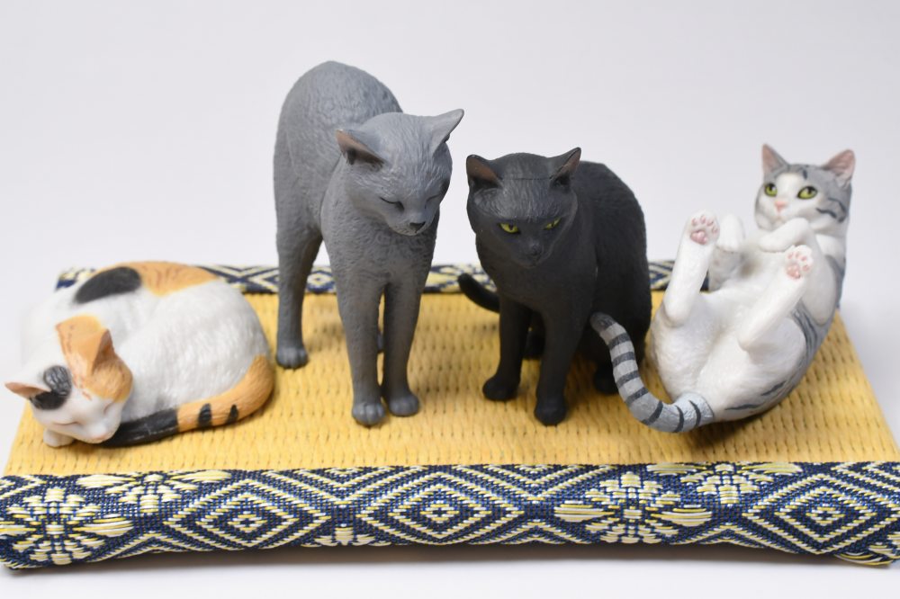 週末限定タイムセール》 全4種セット 森口修の猫 フィギュアマスコット 